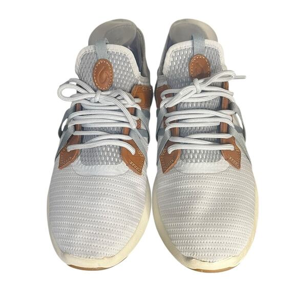 OLUKAI Mio Li in Mist Grey/Poi Mesh Lace Up Sneakers Men's Size 8 - Picture 2 of 10